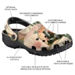 customized south carolina gamecocks desert cactus pattern clogs best selling