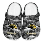 customized southern miss golden eagles snowy hills clogs best selling