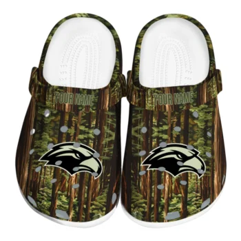 customized southern miss golden eagles woods forest designs clogs best selling