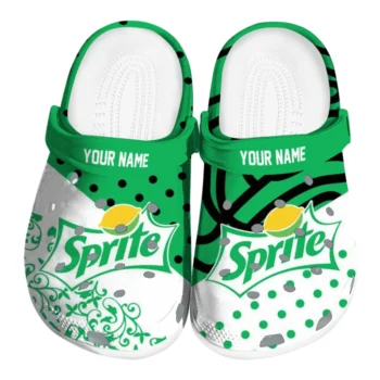 customized sprite hand green white clogs best selling hey clogs