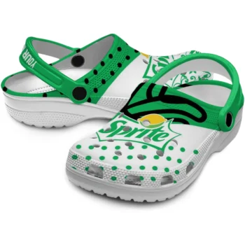 customized sprite hand green white clogs high quality hey clogs