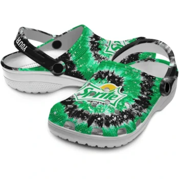 customized sprite spiral green black clogs high quality hey clogs