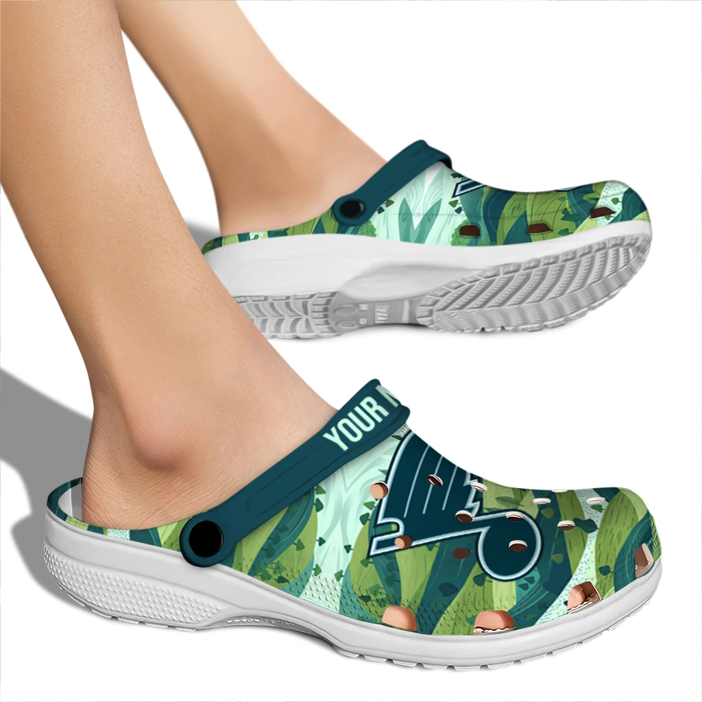 customized st louis blues hills illustration clogs fashion forward customized st louis blues hills illustration clogs fashion forward