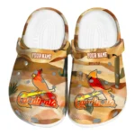 customized st louis cardinals desert layers clogs best selling