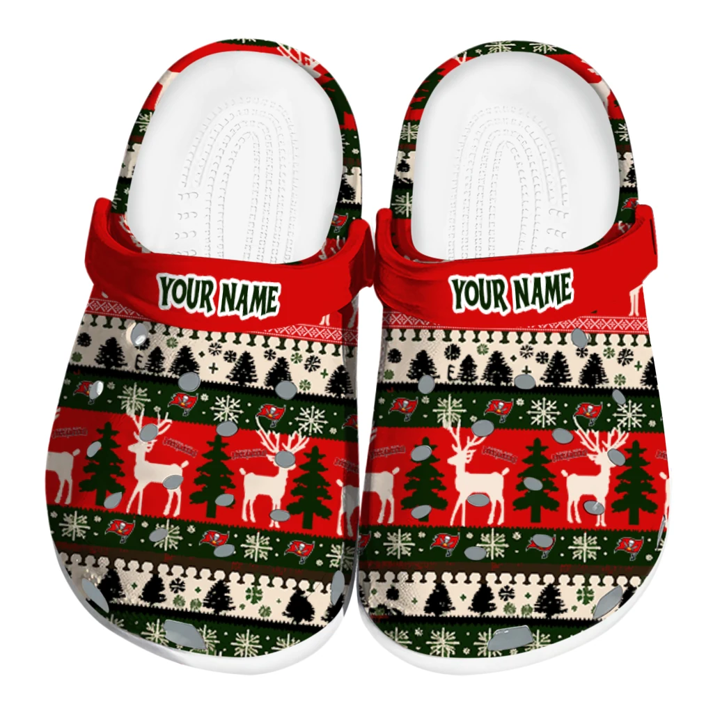 customized tampa bay buccaneers christmas motif clogs best selling customized tampa bay buccaneers christmas motif clogs best selling