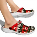 customized tampa bay buccaneers christmas motif clogs best selling