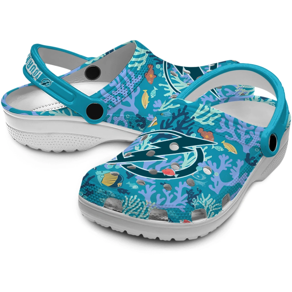 customized tampa bay lightning tropical fish ocean clogs high quality customized tampa bay lightning tropical fish ocean clogs high quality