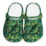 customized tampa bay lightning tropical leaves clogs best selling