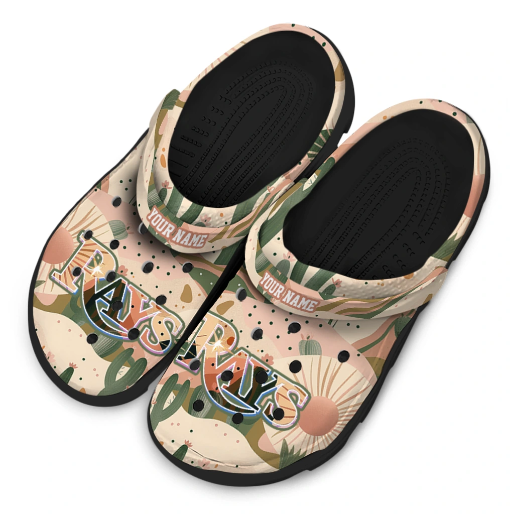 customized tampa bay rays desert cactus pattern clogs latest model customized tampa bay rays desert cactus pattern clogs latest model