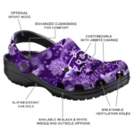 customized tcu horned frogs snowy hills clogs best selling
