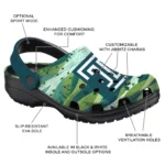 customized temple owls hills illustration clogs best selling