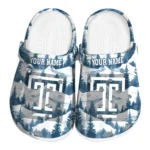 customized temple owls snowy mountains clogs best selling