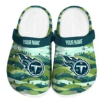 customized tennessee titans hills illustration clogs best selling