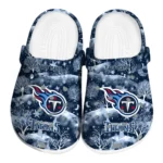customized tennessee titans snowy hills clogs best selling