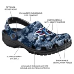 customized tennessee titans snowy hills clogs best selling
