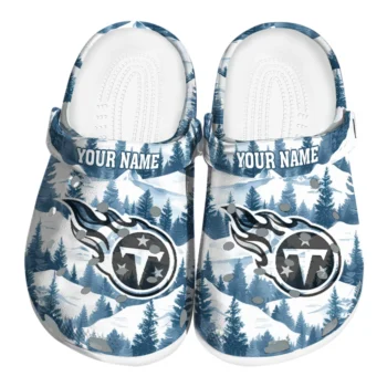 customized tennessee titans snowy mountains clogs best selling