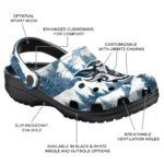 customized tennessee titans snowy mountains clogs best selling