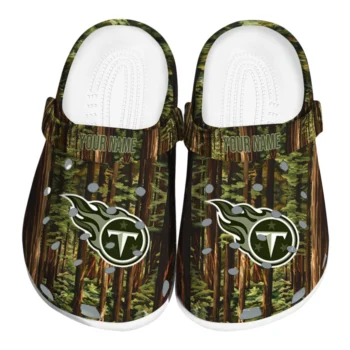 customized tennessee titans woods forest designs clogs best selling