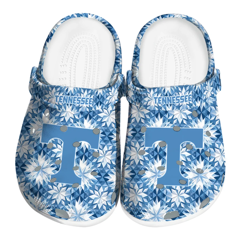 customized tennessee volunteers snowflake mosaic clogs best selling customized tennessee volunteers snowflake mosaic clogs best selling