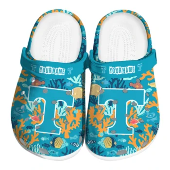 customized tennessee volunteers tropical fish ocean clogs best selling