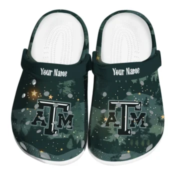 customized texas am aggies deer nightscape clogs best selling