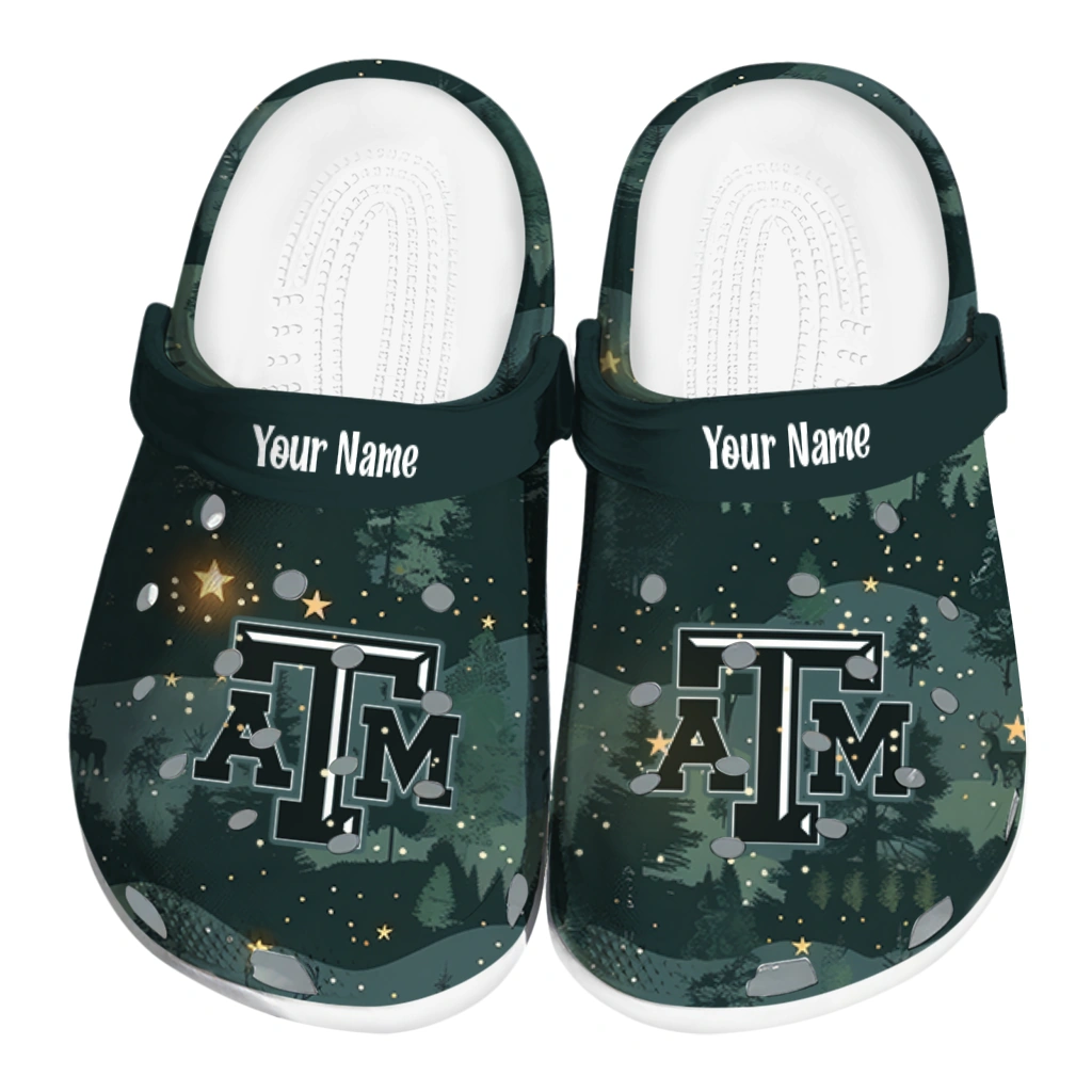 customized texas am aggies deer nightscape clogs best selling customized texas am aggies deer nightscape clogs best selling