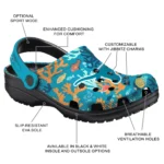 customized texas longhorns tropical fish ocean clogs best selling