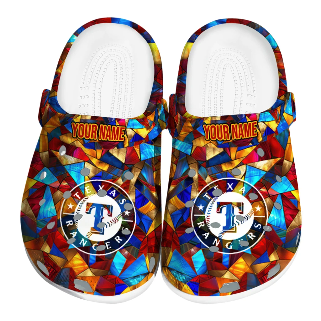 customized texas rangers prism pieces clogs best selling customized texas rangers prism pieces clogs best selling