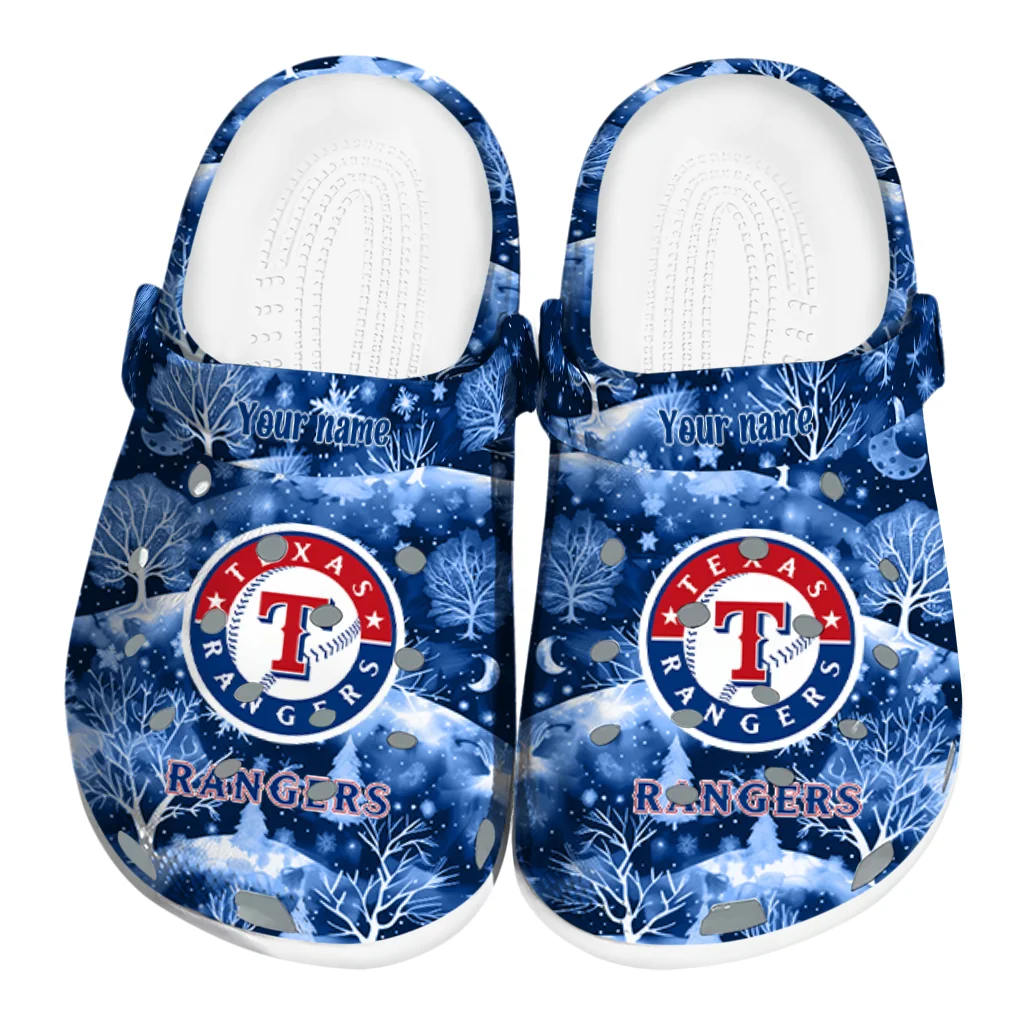 customized texas rangers snowy hills clogs best selling customized texas rangers snowy hills clogs best selling