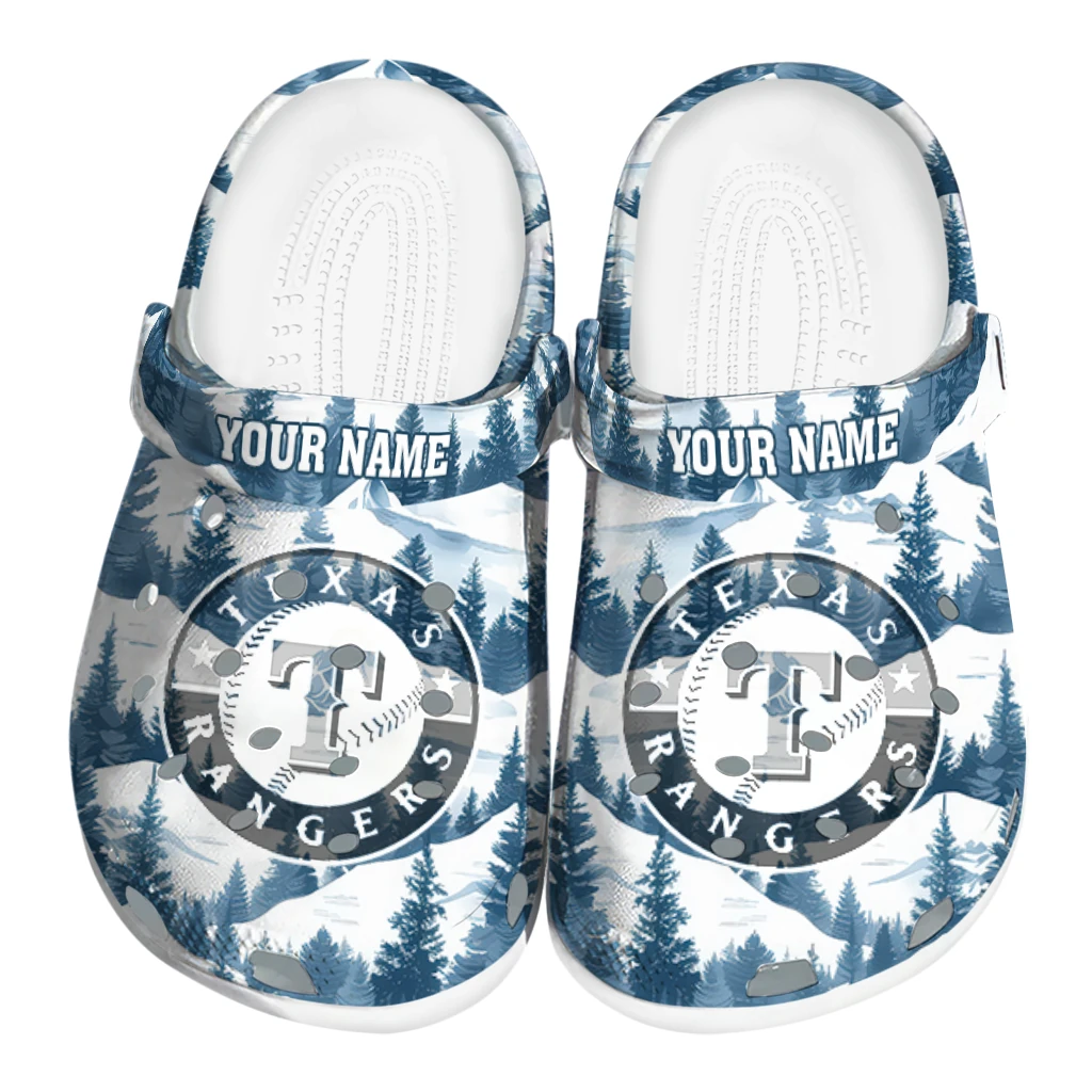 customized texas rangers snowy mountains clogs best selling customized texas rangers snowy mountains clogs best selling