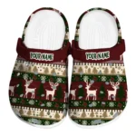 customized texas state bobcats christmas motif clogs best selling