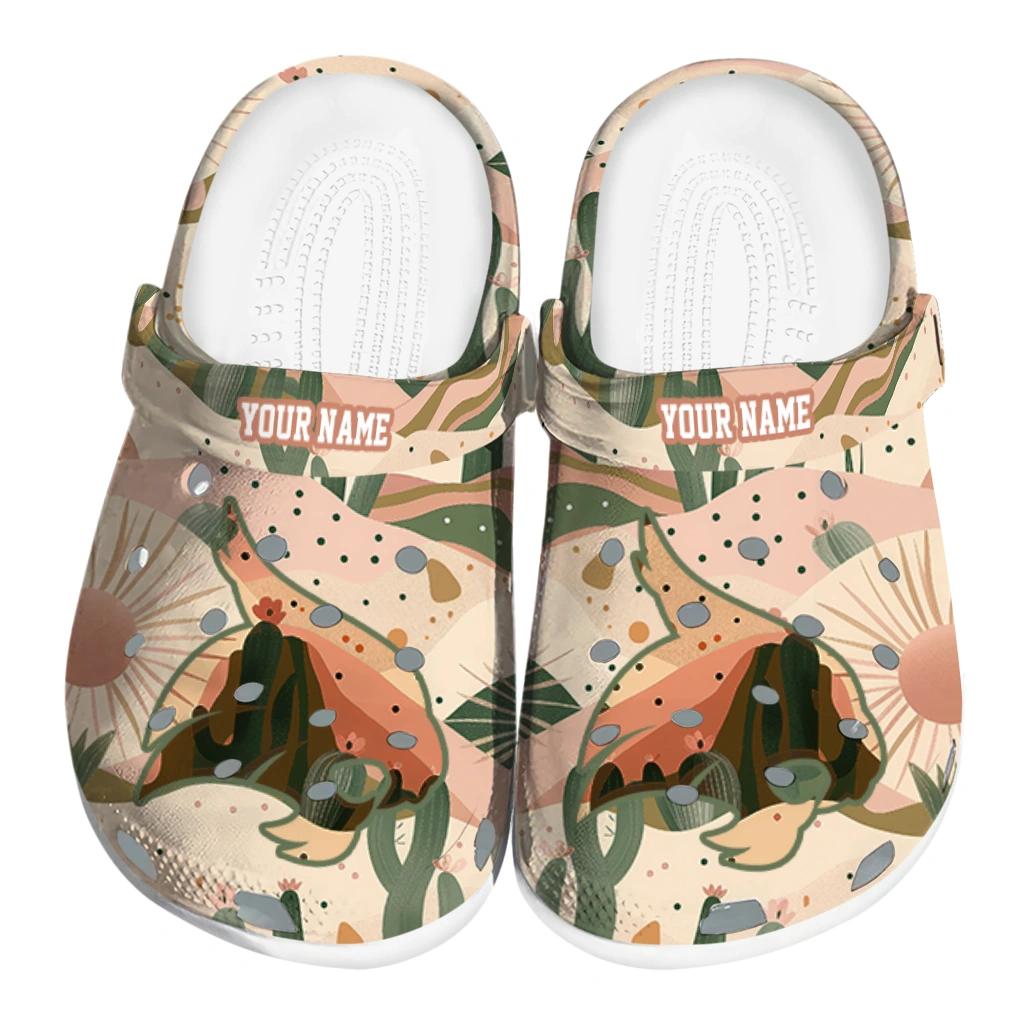 customized texas state bobcats desert cactus pattern clogs best selling customized texas state bobcats desert cactus pattern clogs best selling