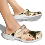 customized texas state bobcats desert cactus pattern clogs best selling