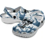 customized texas tech red raiders snowy mountains clogs best selling