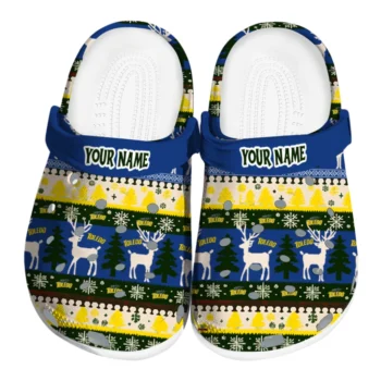 customized toledo rockets christmas motif clogs best selling