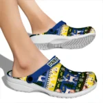 customized toledo rockets christmas motif clogs best selling