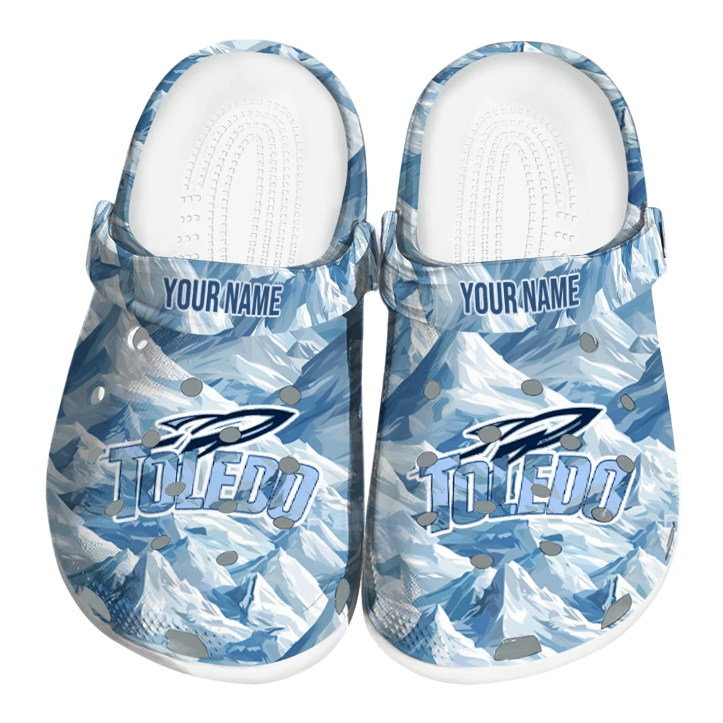 customized toledo rockets mountain artwork clogs best selling customized toledo rockets mountain artwork clogs best selling