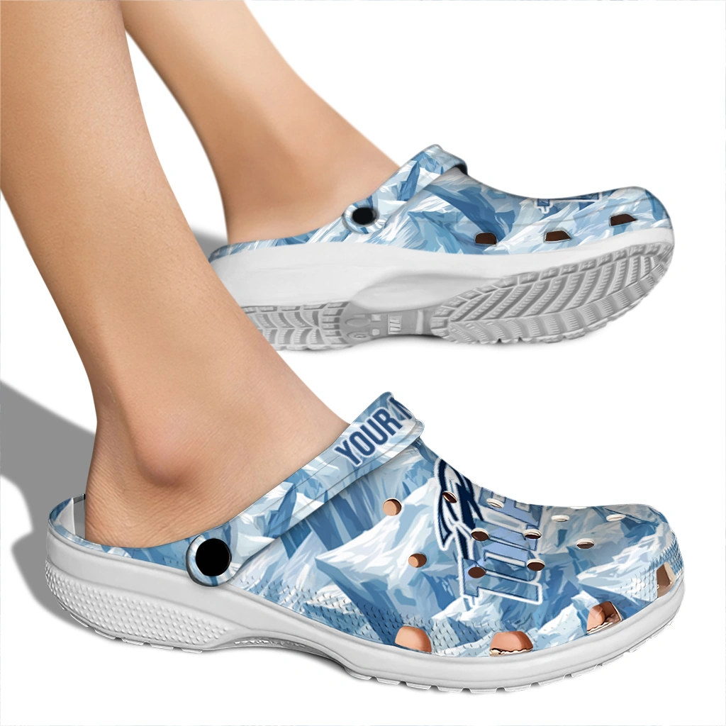 customized toledo rockets mountain artwork clogs fashion forward customized toledo rockets mountain artwork clogs fashion forward