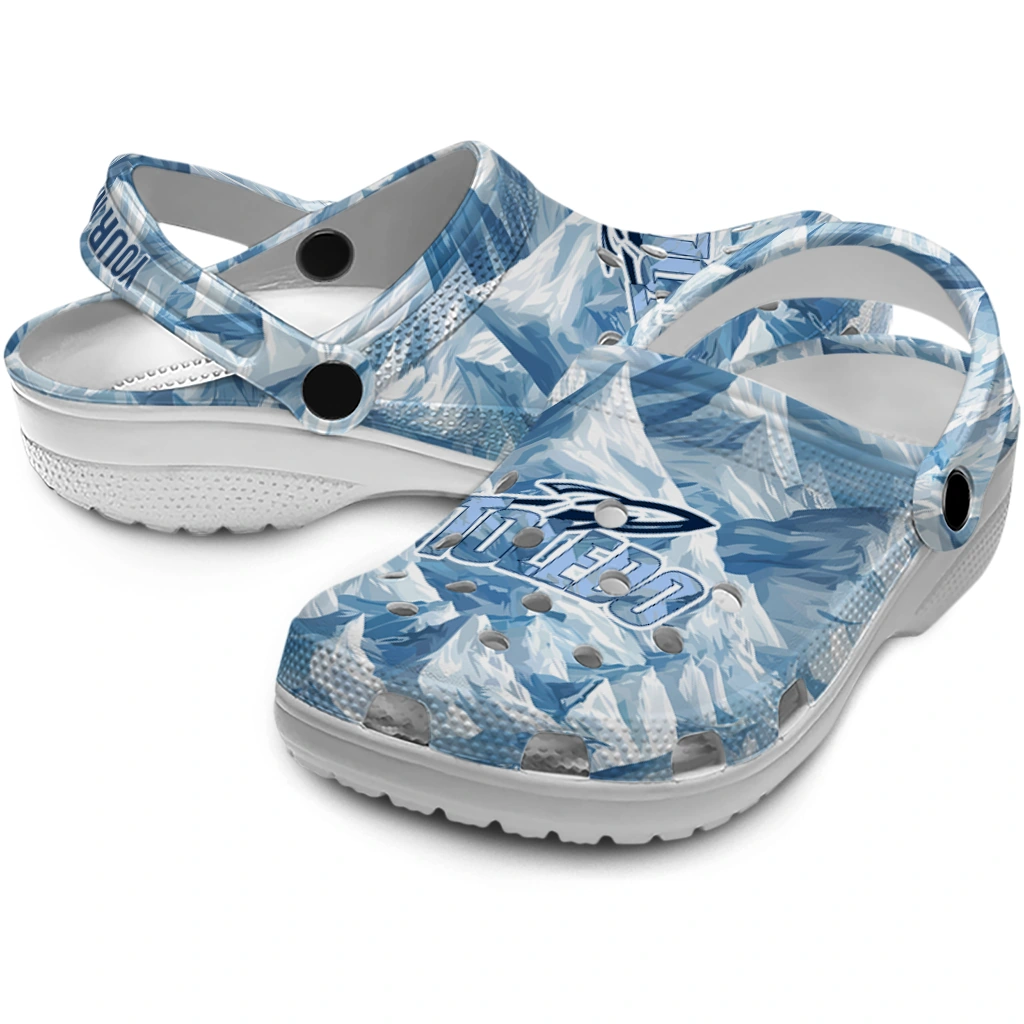 customized toledo rockets mountain artwork clogs high quality customized toledo rockets mountain artwork clogs high quality