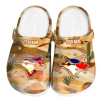 customized toronto blue jays desert layers clogs best selling