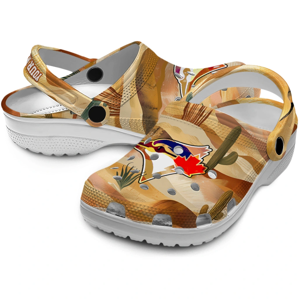 customized toronto blue jays desert layers clogs high quality customized toronto blue jays desert layers clogs high quality