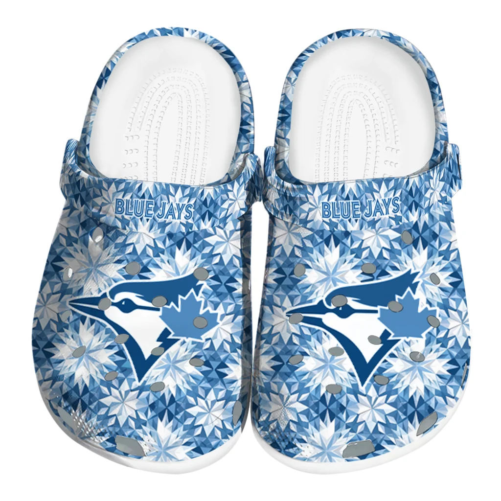 customized toronto blue jays snowflake mosaic clogs best selling customized toronto blue jays snowflake mosaic clogs best selling