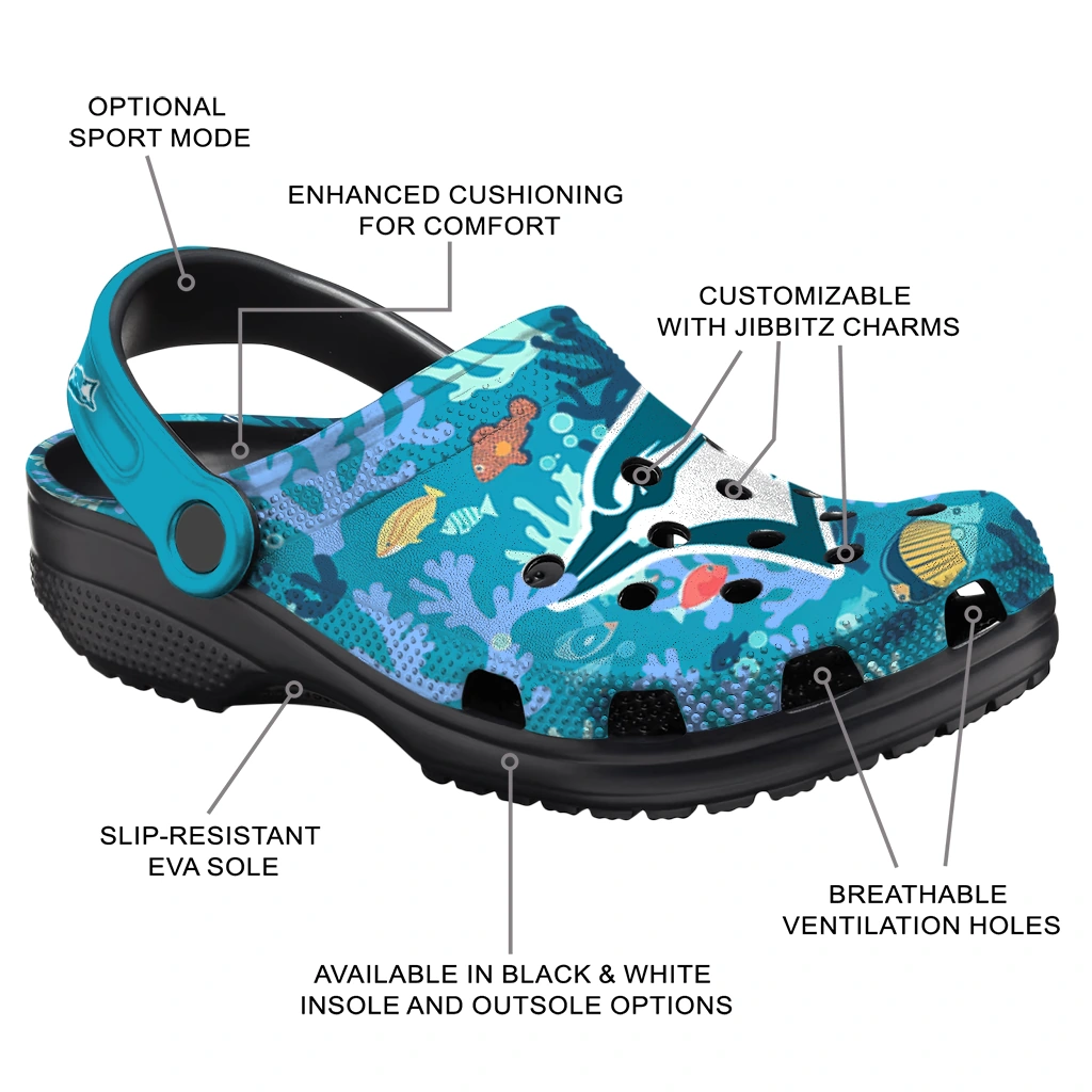 customized toronto blue jays tropical fish ocean clogs new arrival customized toronto blue jays tropical fish ocean clogs new arrival