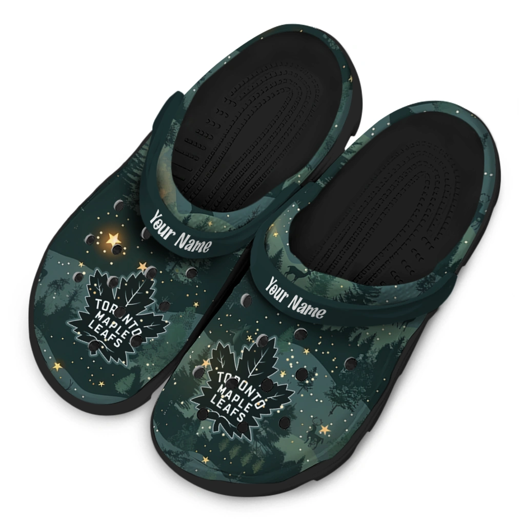 customized toronto maple leafs deer nightscape clogs latest model customized toronto maple leafs deer nightscape clogs latest model