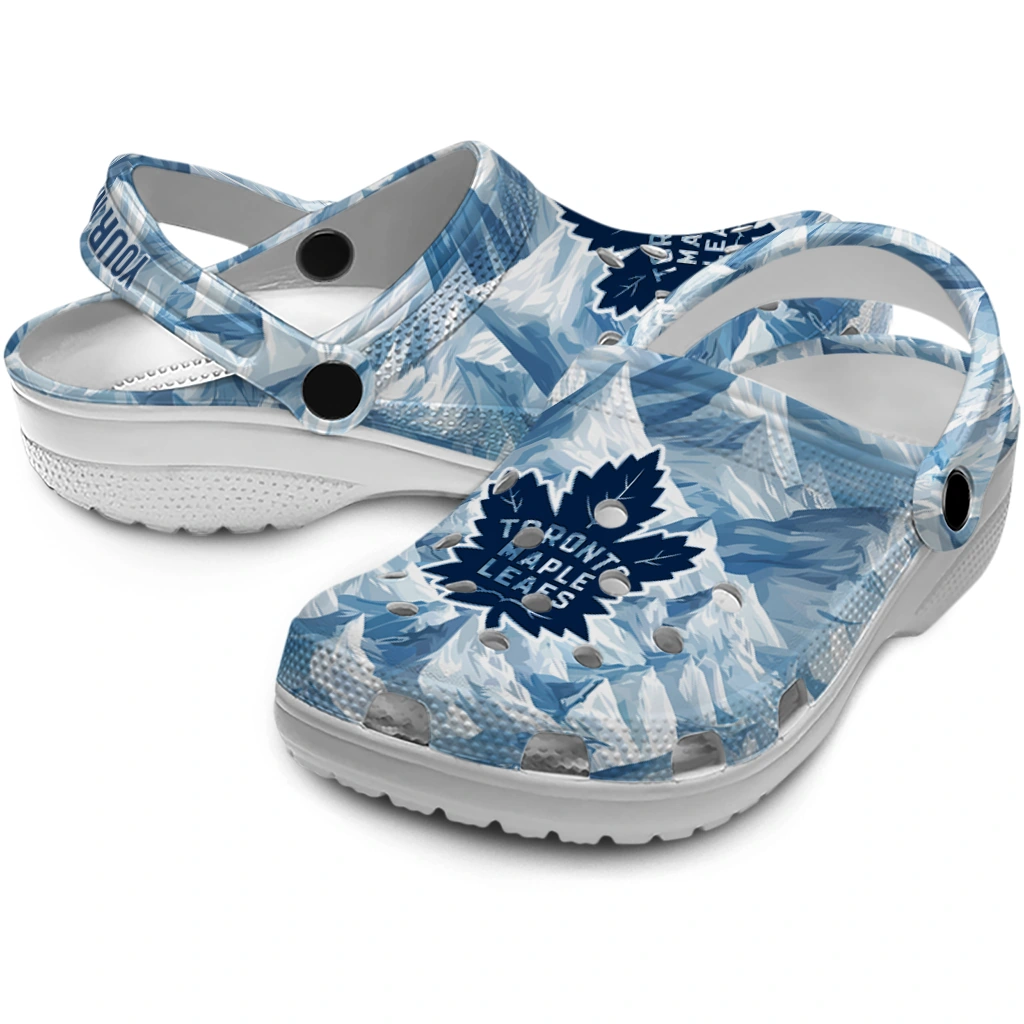 customized toronto maple leafs mountain artwork clogs high quality customized toronto maple leafs mountain artwork clogs high quality