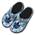 customized toronto maple leafs mountain artwork clogs best selling