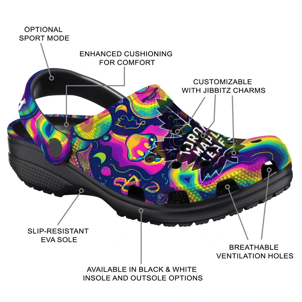 customized toronto maple leafs swirling mushrooms clogs new arrival customized toronto maple leafs swirling mushrooms clogs new arrival