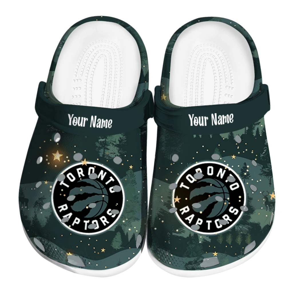 customized toronto raptors deer nightscape clogs best selling customized toronto raptors deer nightscape clogs best selling
