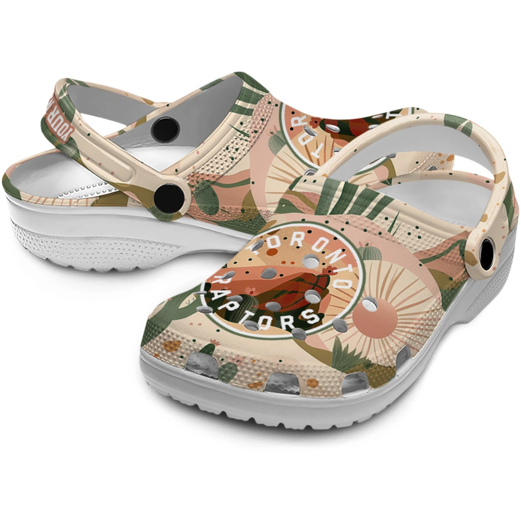 customized toronto raptors desert cactus pattern clogs high quality customized toronto raptors desert cactus pattern clogs high quality
