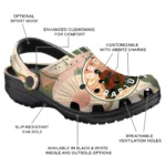 customized toronto raptors desert cactus pattern clogs best selling